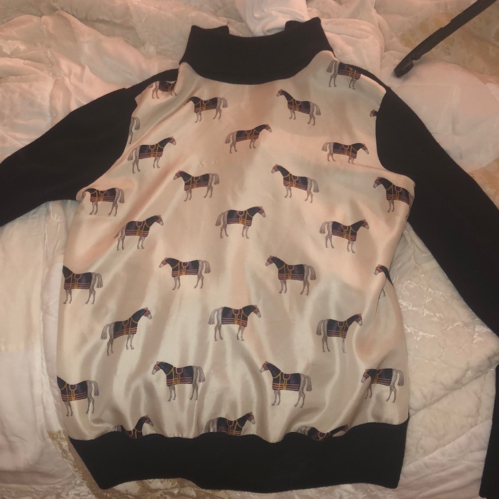 Tory Burch Silk Wool Turtleneck
